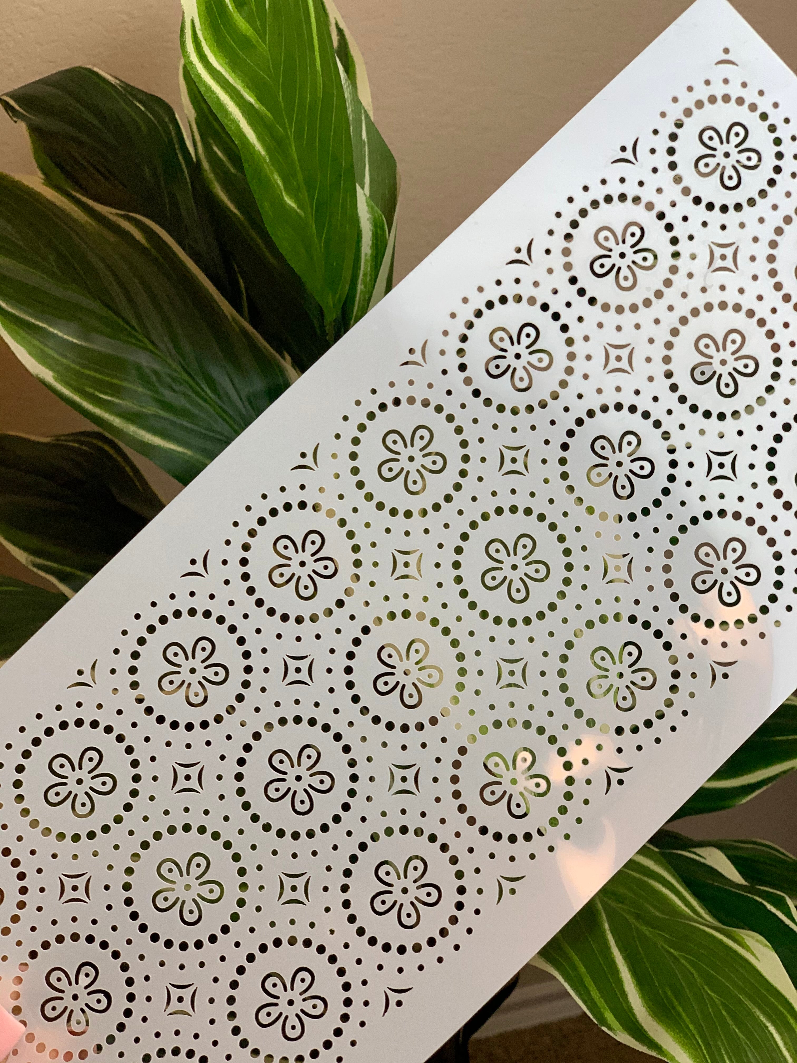 Guava Stencil Cake Stencil Batter & Blossom Cakery