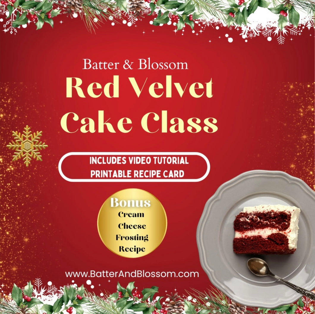 Red Velvet Cake Class
