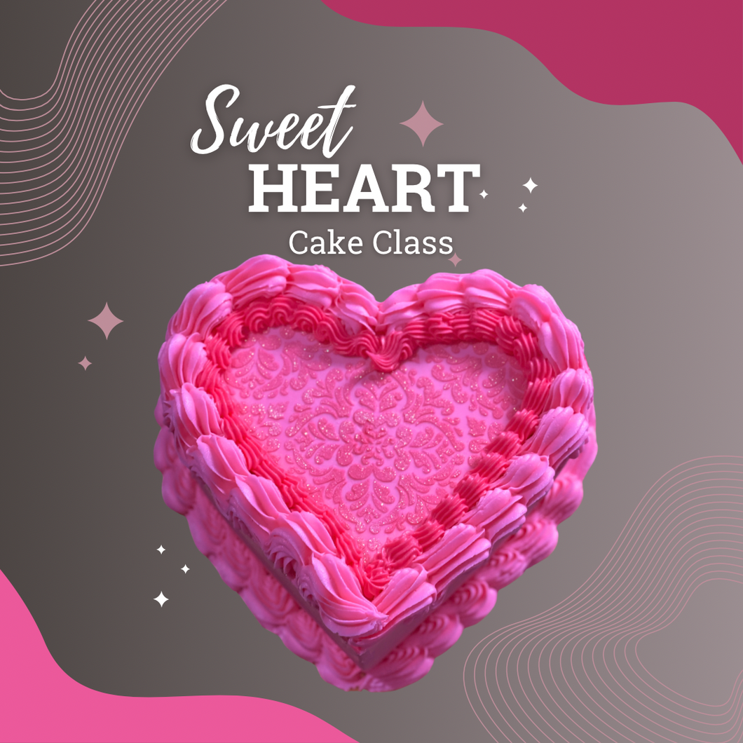 Sweet Heart Cake Class